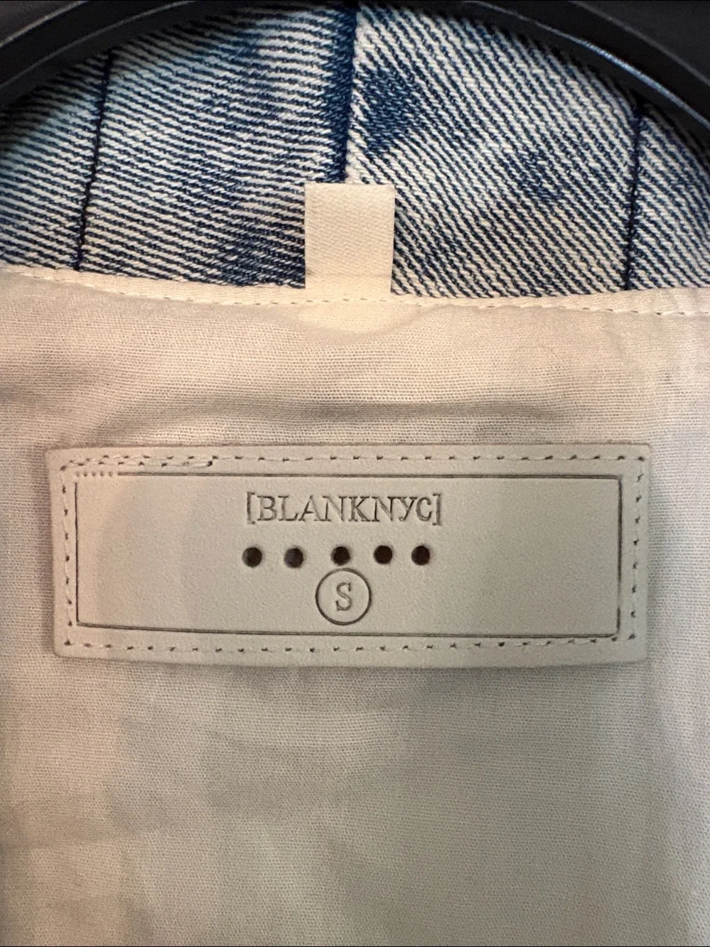 Blank NYC Making Memories Quilted Patchwork Jacket - Picture 5 of 7